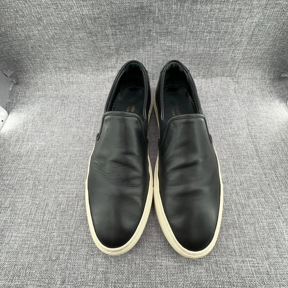 Common Projects Slip On Sneaker Size EU 41 READ DESC Black Leather Made in Italy